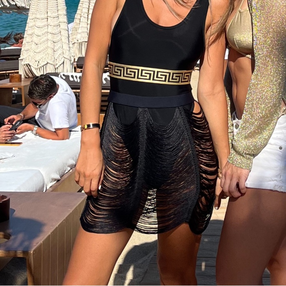 Fringe Black Coverup